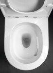 SAPHO - AVIS Vortex Rimless WC misa pre kombi, spodný/zadný odpad, biela PC106-111
