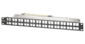 Intellinet 721028 / Patch panel / 48 portov / RJ-45 / 1U / 19" / PoE (721028)