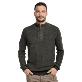 Bushman Pánsky sveter Sakari tmavá khaki XL