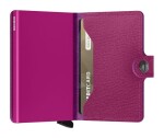 Kožená mini peňaženka Secrid Miniwallet Crisple Fuchsia