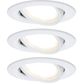 Paulmann 93449 Nova vstavané svietidlo sada 3 ks LED LED 18 W biela (matná); 93449