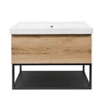 Kúpeľňová skrinka s umývadlom SAT B-WAY 59x30x45 cm dub mat BWAY60OAKFU1 BWAY60OAKFU1