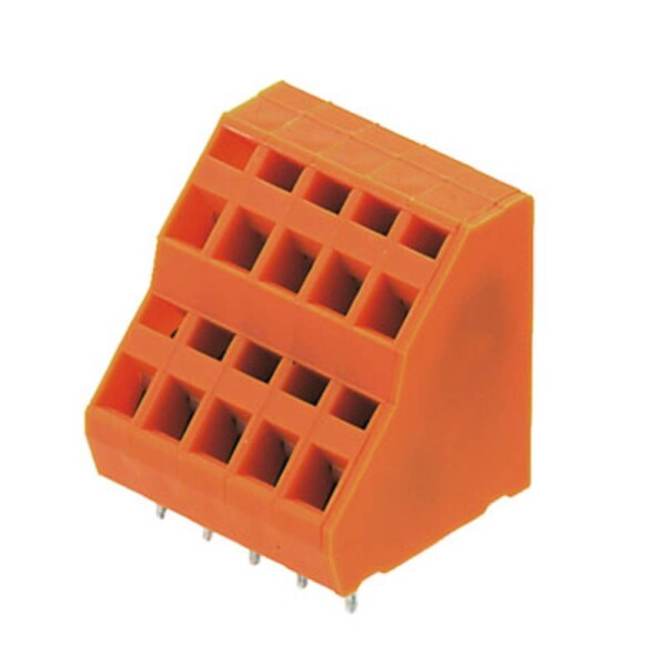 Weidmüller 1764840000 dvojradový svorka 1.5 mm² Pólov 10 oranžová 50 ks; 1764840000