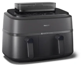 Philips NA550/00 čierna / Teplovzdušná fritéza / dvojitý kôš / funkcia pary / 2750 W / 9 l (001895060000)