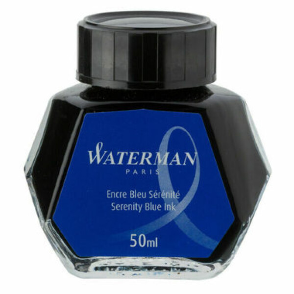 WATERMAN Inks 50ml modrá / fľaštičkový atrament / do plniacich pier WATERMAN (S0110720)