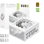 Gamemax GS 650G WH biela / Zdroj / SFX / 650W / Plne modulárne (GS 650G WH)
