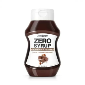ZERO SIRUP čokoláda a lieskový oriešok - GymBeam (lieskový orech čokoláda, 350 ml) (28646-1)