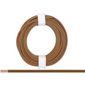 Donau Elektronik 218-88 opletenie / lanko 2 x 0.14 mm² hnedá 5 m; 218-88
