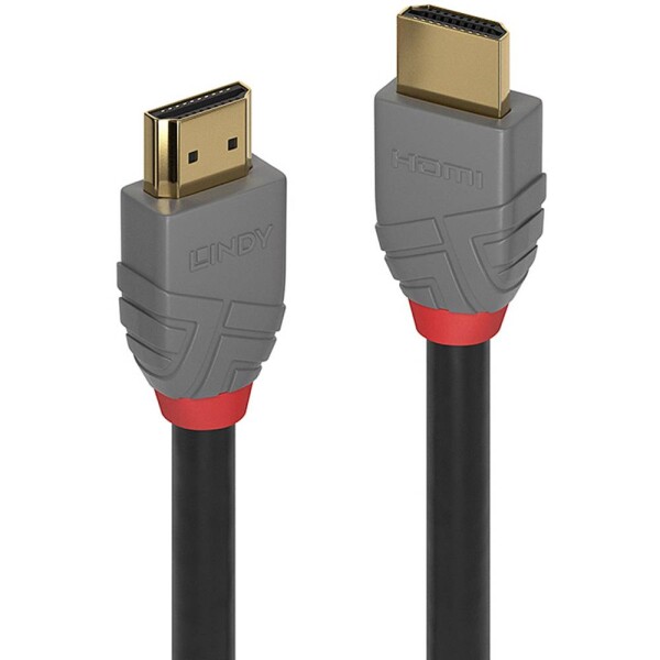 LINDY HDMI prepojovací kábel Zástrčka HDMI-A, Zástrčka HDMI-A 5.00 m čierna 36965 4K UHD HDMI kábel; 36965