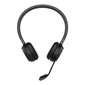 JABRA Evolve 65 TE čierna / Slúchadlá / mikrofón / Mono / Bluetooth 5.2 / USB-A / stojan (6693-833-399)