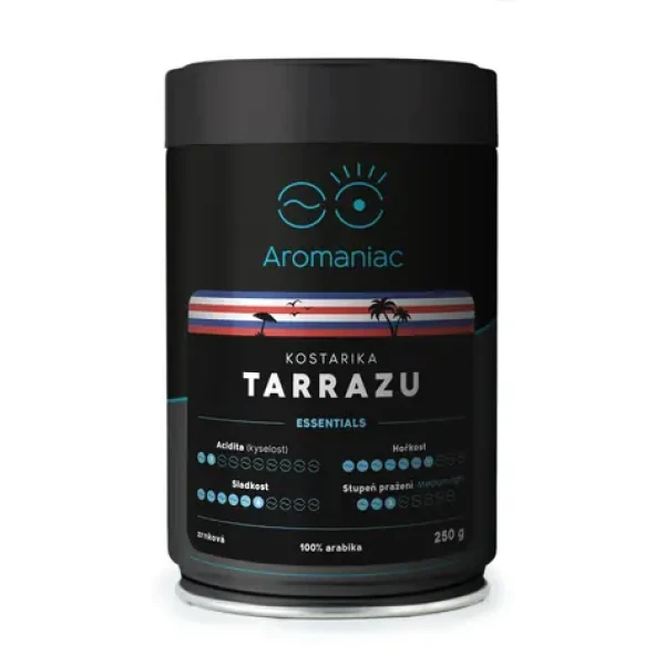 Kostarika Tarrazu 250 g / Zrnková káva / Dóza