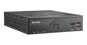 Shuttle XPC slim DB860 čierna / Barebone / LGA1851 / Intel B860 / 2x SO-DIMM DDR5 / M.2 NVMe + SATA / 2x LAN (DB860)