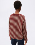 Armedangels Frankaa Maarlen Stripe 3677 velvet red-honey reed XS