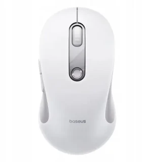 Baseus F02 biela / Bezdrôtová myš / Bluetooth / tiché tlačidlá / 70 g (B0203202)