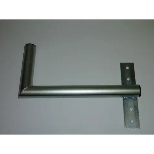 OEM Anténny držiak na okno 30 cm pravý / Držiak antény / vyloženie 300 mm / O 42 mm / galvanický zinok (K30O42P)