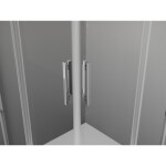 MEXEN/S - Exo štvorcový posuvný sprchovací kút 70 x 70, transparent, chróm 8111-070-070-01-00