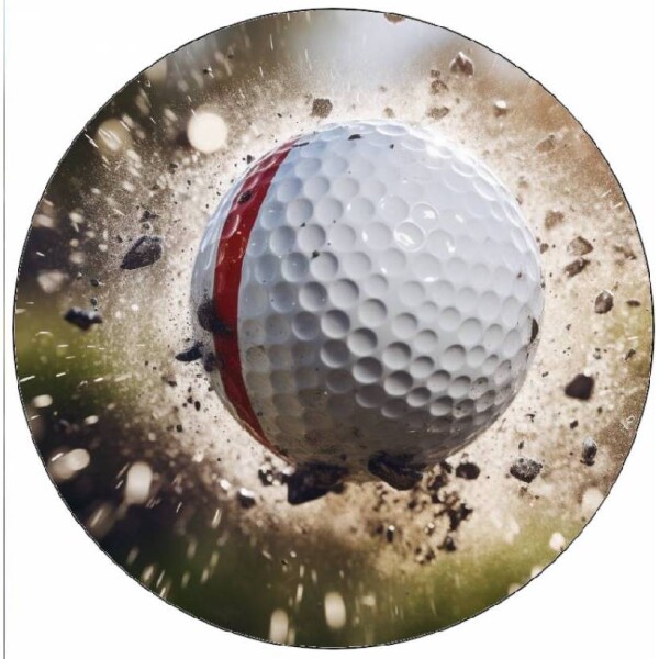 Jedlý papier golfová loptička 19,5 cm - Pictu Hap