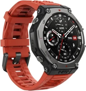 Amazfit T-Rex 3 Lava Red / Chytré hodinky / 1.5" AMOLED / 10 ATM / BT 5.2 / NFC / GPS (100002141336)
