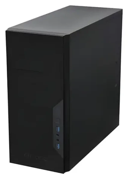 Antec VSK-3000E-U3 čierna / Skriňa / mATX, Mini-ITX / 2x USB 3.0 / bez zdroja / priehľadná bočnica (0-761345-92033-9)