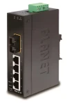 Planet ISW-511TS15 / Switch priemyselný / 4X 10/100 RJ-45 / 1x 100FX SM 15km / DIN / IP30 / -40 až 75 °C (ISW-511TS15)