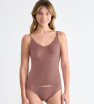 Dámsky top ZERO Feel 2.0 Špagetový top - BROWN - hnedý 1141 - SLOGGI BROWN M