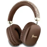 Guess GCube Metallic Script Logo hnedá / Bluetooth slúchadlá / On-ear (GUBHK1GCTCSW)