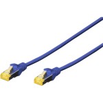 Digitus DK-1644-A-070/B RJ45 sieťové káble, prepojovacie káble CAT 6A S/FTP 7.00 m modrá bez halogénov, krútené páry, s ochranou, samozhášavý 1 ks; DK-1644-A-070/B
