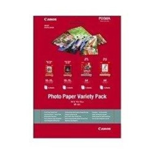 Canon Photo Paper Variety Pack A4 amp; 10x15 (PP SG MP GP) po 5 kusoch (0775B079)