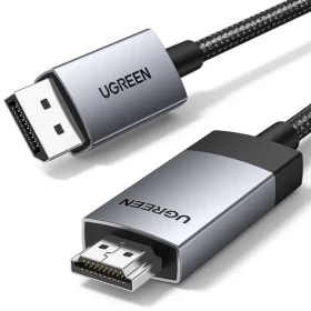 Ugreen DP119 DisplayPort - HDMI kábel 2m šedá / 4K 60Hz (15774)