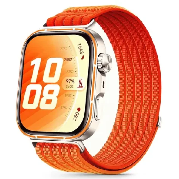 Tech-Protect Nylon oranžová / Remienok / Huawei Watch Fit 3 / 4 / 4 Pro / 5 / 5 Pro