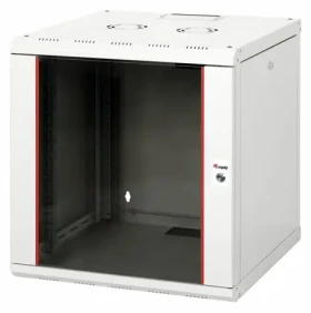 Equip nástenný rozvádzač 12U 600×600 mm sivá / Nástenný rozvádzač / 19" / Sklenené dvere / Pasívne chladenie (EPM-12-6060-G-CBAA)