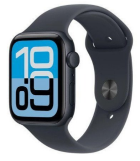Apple Watch SE 3 GPS 44mm Midnight Aluminium Case | Midnight Sport Band - S/M