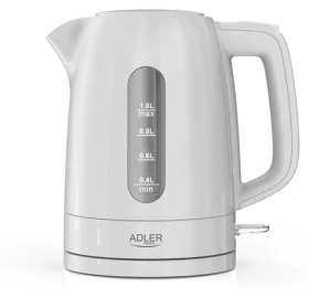Adler AD 1380w Elektrická kanvica, plast, 1 L, biela (AD 1380w)