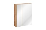 COMAD - Zrkadlová skrinka 60cm 2 dvierka DUB CAPRI 5907611647844