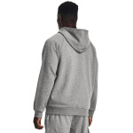 Mikina Under Armour Rival Fleece FZ Hoodie Castlerock Light Heather/ White XL