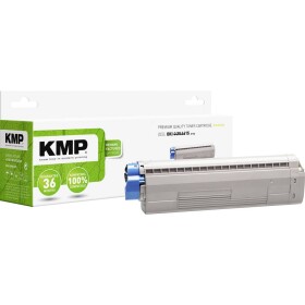 KMP O-T46 toner náhradný OKI 44844615 zelenomodrá 7300 Seiten kompatibilná náplň do tlačiarne; 3353,0003