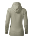 Kapská mikina dámska svetlá khaki XS