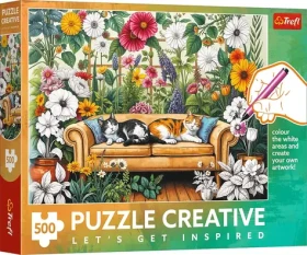 Trefl Puzzle Creative Mačacia oranžéria