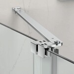 Sprchovací kút obdĺžnik 140x90 cm SAT Walk-In Xmotion SATBWIXM140STE90