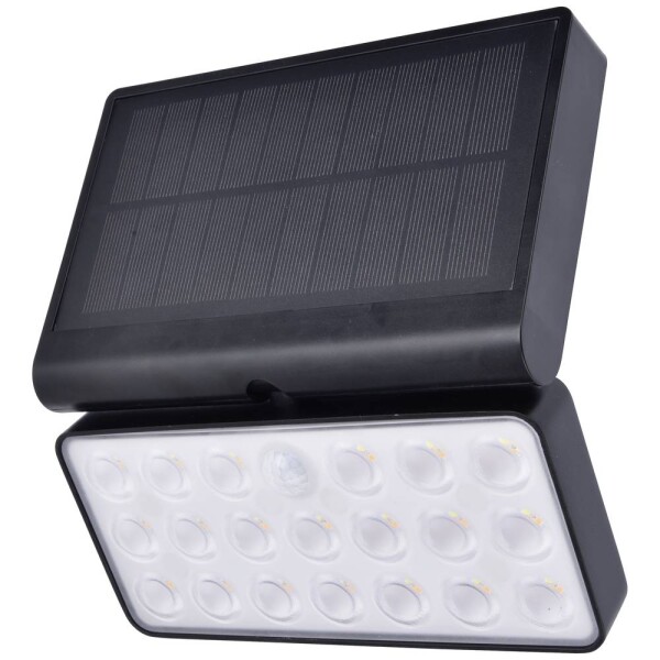 Lutec 6935501330 TUDA vonkajšie solárne nástenné osvetlenie s PIR senzorom LED LED 8.5 W čierna; 6935501330