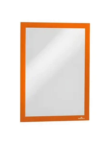 Durable Duraframe A4 oranžová / Prezentačný rám / Samolepiace / 2 ks (487209)