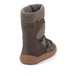 Chlapčenské zimné barefoot topánky TEX TRACK WOOL Gray G3160251-1 - 32
