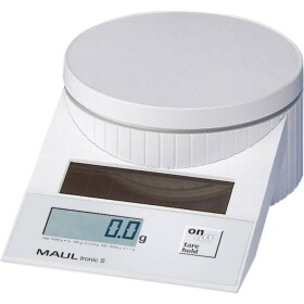 Maul MAULtronic S 5000 1515002 váha na listy Max. váživosť 5 kg Rozlíšenie 2 g, 5 g biela; 1515002