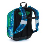 Školský batoh Bagmaster Alfa 21 B Blue/green