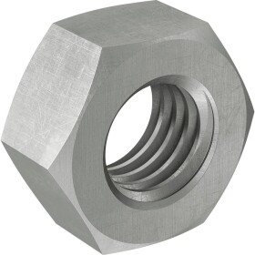 Fischer 537687 šesťhranná matica M8 ocel pozinkované žiarom 100 ks; 537687