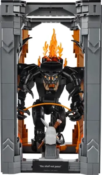 LEGO® Icons 10367 Knižná zarážka: Pán prsteňov - Balrog™