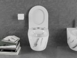 MEXEN - Lena Závesná WC misa vrátane sedátka s slow-slim, Duroplastu, biely kameň 30224092