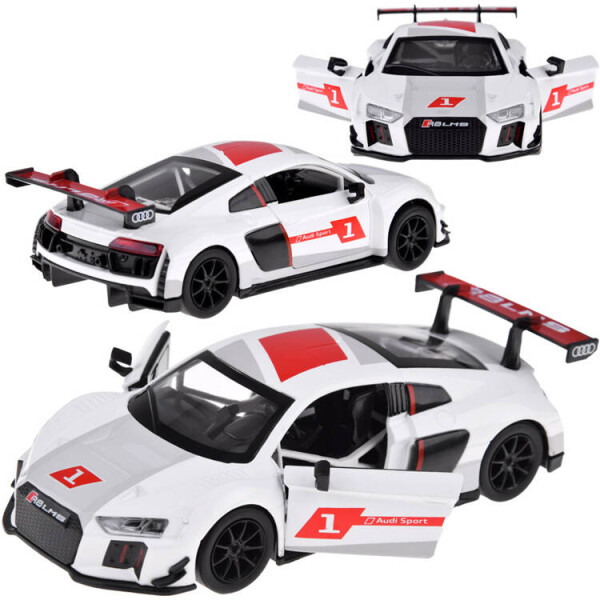 Audi R8 LMS športový model kovového auta, mierka 1:32, zvuky, svetlá