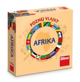 Dino Cestovná hra Poznaj vlajky - Afrika
