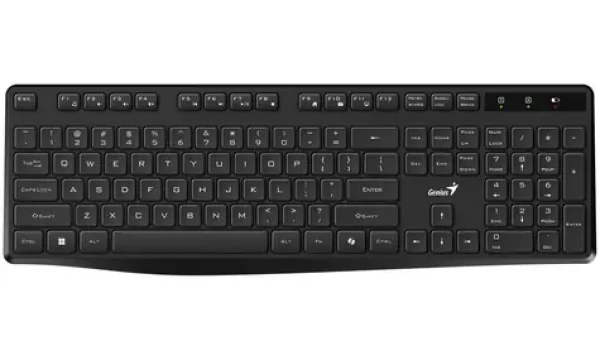 Genius KB-7200 čierna / Bezdrôtová klávesnica / USB 2.4 GHz / Copilot / CZ+SK layout (31320002409)